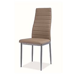 Sconto Jedálenská stolička SIGH-261 hnedá/sivá