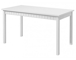 Jedálenský stôl Atik 135x90 cm, biely%