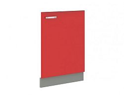 Predný panel na vstavanú kuchynskú umývačku Rose ZM, šírka 71 cm, červený lesk%