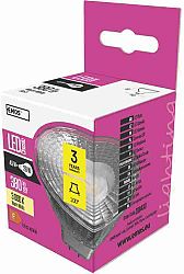 Emos LED žiarovka Classic MR16 4,5W GU5,3 teplá biela