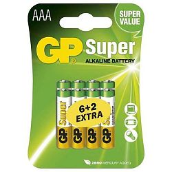GP Super Alkaline AAA 8ks 1013118000