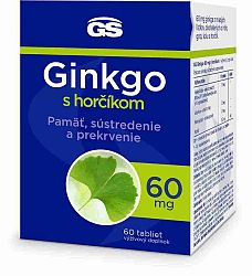 GS Ginkgo 60mg s hořčíkem 60 tabliet