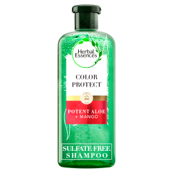 Herbal Essences Bio:renew Šampón bez sulfátov Potent aloe&mango 380ml