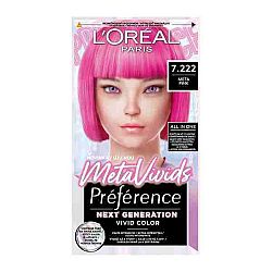 L'Oréal Paris Préférence Meta Vivids semipermanentní barva na vlasy 7.222 Meta Pink 75 ml