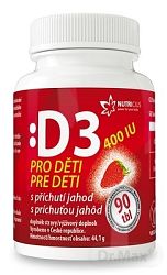 NUTRICIUS Vitamín D3 pre deti 400 IU