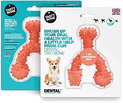 TASTY BONE Dental trio kostička nylonová pre malých psov Škorica & Mäta