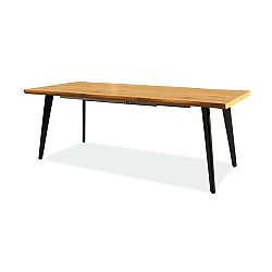 Sconto Jedálenský stôl FRISNU dub/čierna, šírka 150 cm